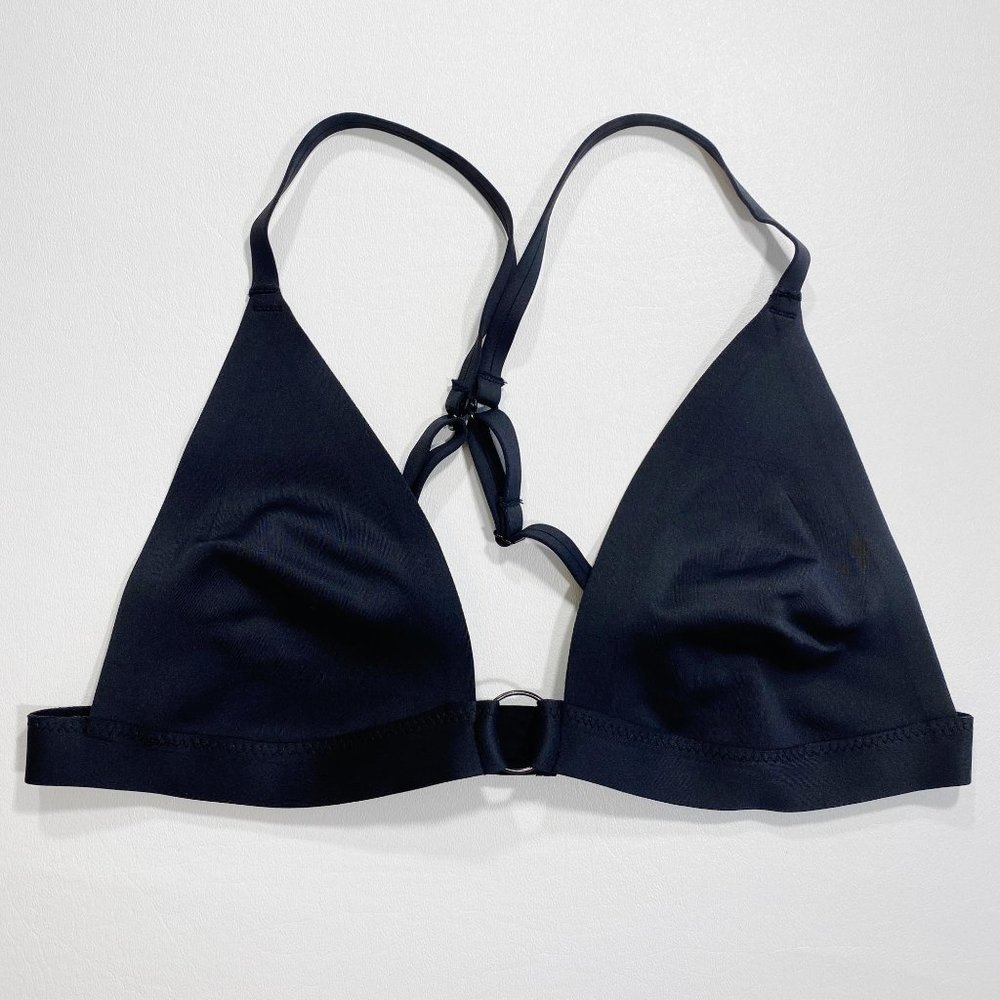Free People Black Oh Scuba Stretch Bralette
